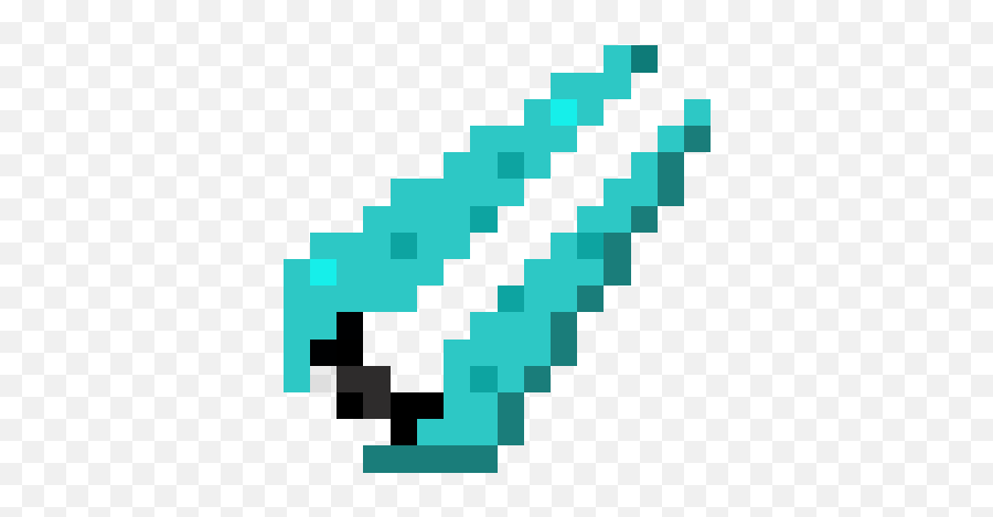 minecraft pixel art halo sword
