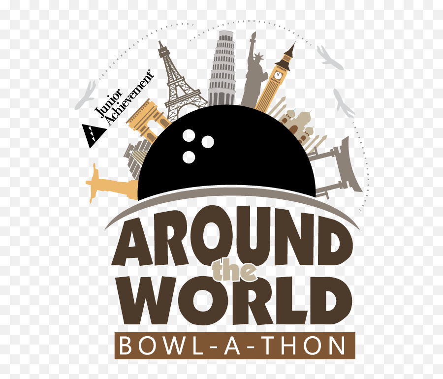 The World Bowl A Thon Logo Color - Around The World Logo Png,Around The World Png