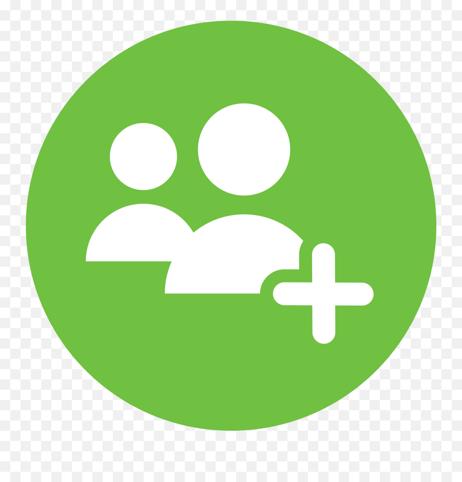 The Icon Represents Adding - Add Friend Icon Green Png,Add Friends Icon