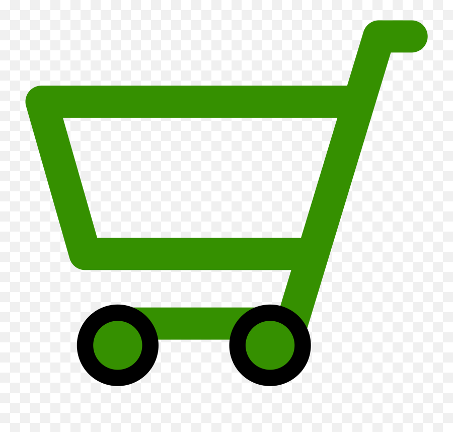 Shopping Cart Icon - Green Shopping Cart Icon Png,Empty Shopping Cart Icon