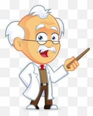 Pointer Clipart Teacher Talk - Professor Cartoon Png Cartoon Of A Professor,Teacher Clipart Png