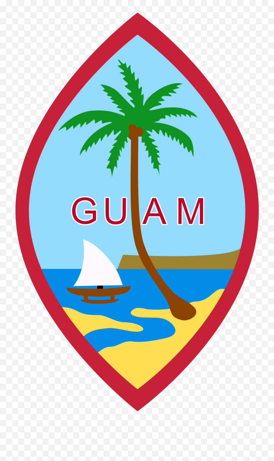 Seal Of Guam - Wikipedia Guam Flag Svg Png,Sling Icon