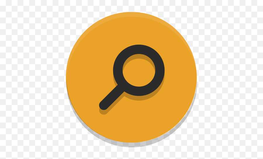 Plasma Search Free Icon Of Papirus Apps - Search Icon Image Png In Yellow,Serach Icon