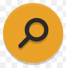 Plasma Search Free Icon Of Papirus Apps - Image Png In Yellow