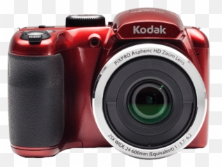 Az252 Ultra Zoom Bridge Camera Kodak Pixpro Digital Cameras - Kodak Pixpro Az252 Red png