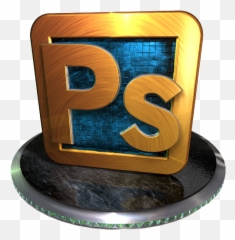 Photoshop 3d Metal Png Iconpngeasy - Software