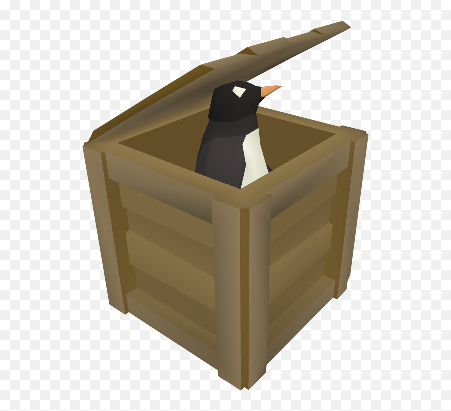 Runescape - Penguin In A Crate Png,Runescape Loading Icon Bottom Right