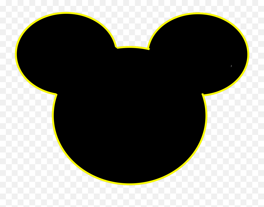 Mickey Mouse Outline Svg Vector Clip - Orelha Mickey Png,Mickey Icon Clip Art