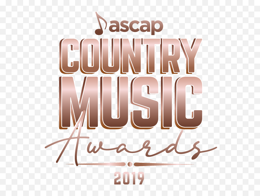 Ascap Country Music Awards 2019 - Poster Png,Country Music Png