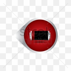 Low Battery Icon Vector Image - 1605619 StockUnlimited Illustration png