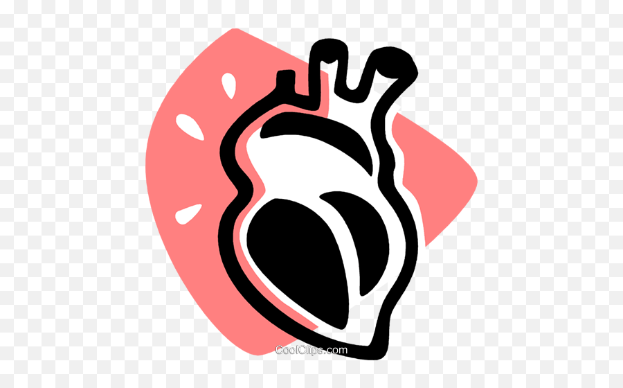 Human Heart Royalty Free Vector Clip - Human Heart Vector Png,Anatomical Heart Png