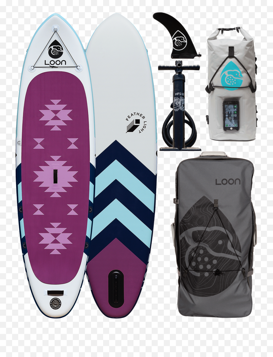 Feather Light Fit 10u00278 Inflatable Yoga Paddle Board Package Loon Stand Up Png Icon Pack - Diamond Wire