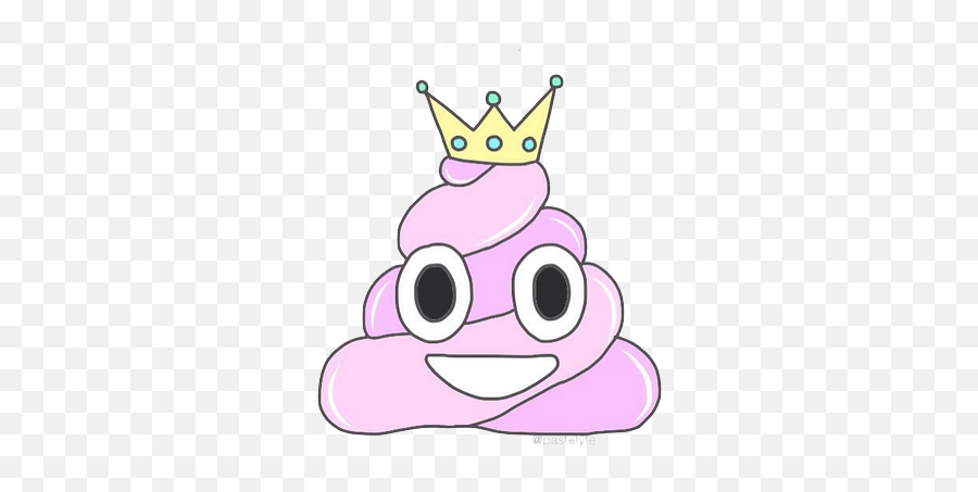 Poop Queen Uploaded By Vic - Queen Poop Emoji Drawing Png,Shit Emoji Png