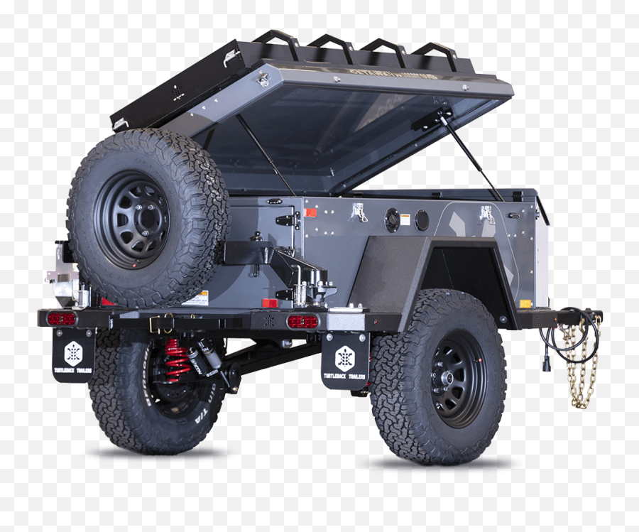 Explore The Getaway Trailer By Turtleback Trailers - Turtleback Getaway Trailer Png,Icon Jeep Suspension