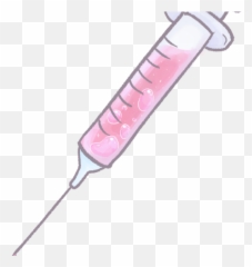 Syringe Clipart Transparent Tumblr - Transparent Syringe Clipart Syringe Png,Syringe Transparent Background