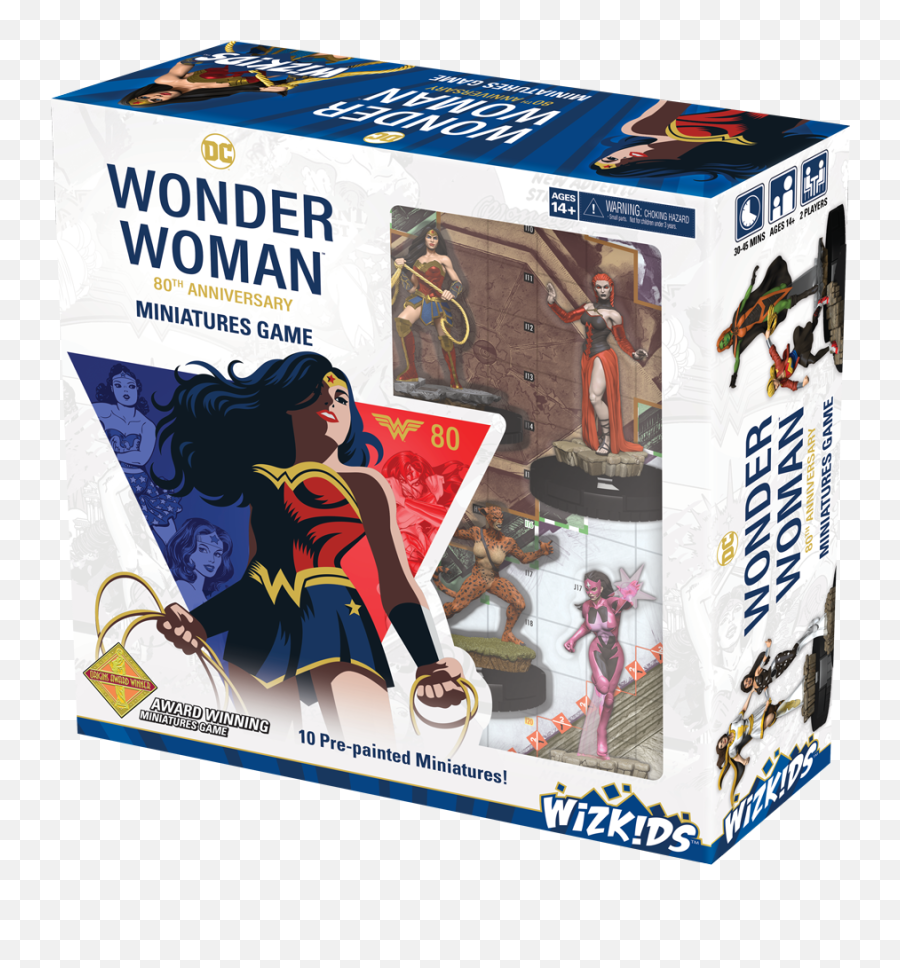 Dc Comics Heroclix Wonder Woman 80th Anniversary Dice And Png Icon Heroes