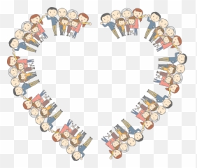 Family Heart Frame Free Svg - Heart Transparent Background png