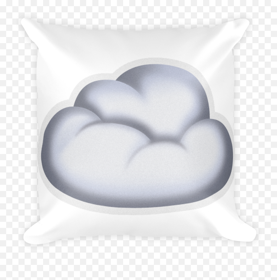 Emoji Pillow - Cushion Png,Cloud Emoji Png