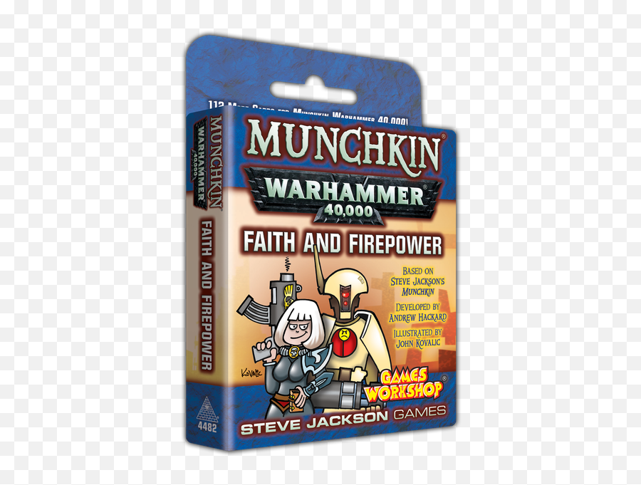 Munchkin Warhammer 40000 - Faith And Firepower Boardgame Munchkin Warhammer 40k Faith And Firepower Expansion Png,Warhammer Png