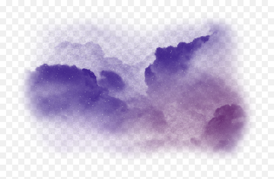 Ftestickers Overlay Cloud Mist Fog - Purple Clouds Transparent Png,Fog Transparent