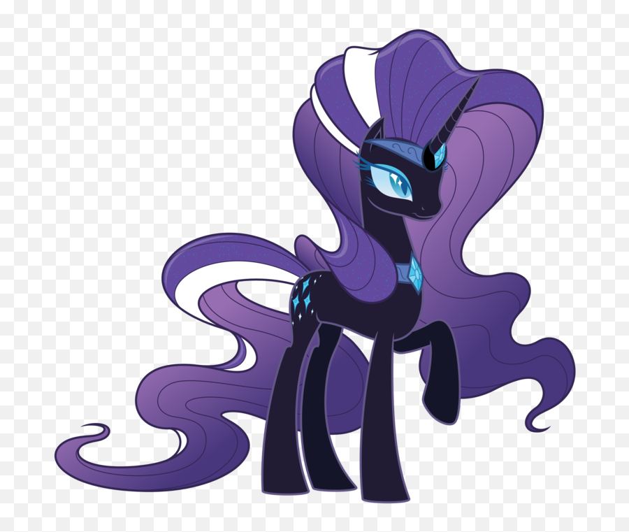 My Little Pony Midnight Rarity - Mlp Nightmare Rarity Png,Rarity Png