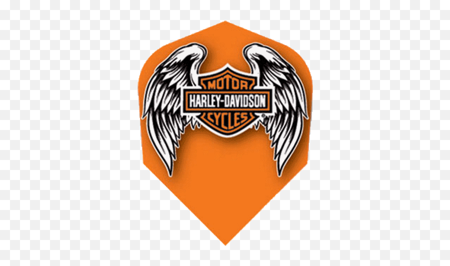 Harley Davidson Orange Wings - Harley Davidson Logo Hd Mobile Png,Harley Davidson Logo With Wings