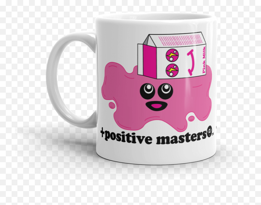 Spilled Pink Milk Logo Mugs - Mug Png,Milk Logo