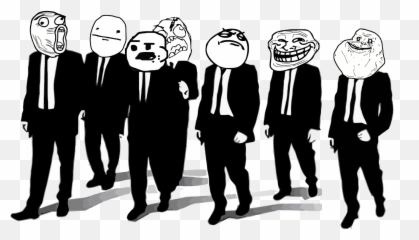 Meme Faces Together Full Size Png Download Seekpng - Reservoir Dogs Meme Faces,Meme Faces Png