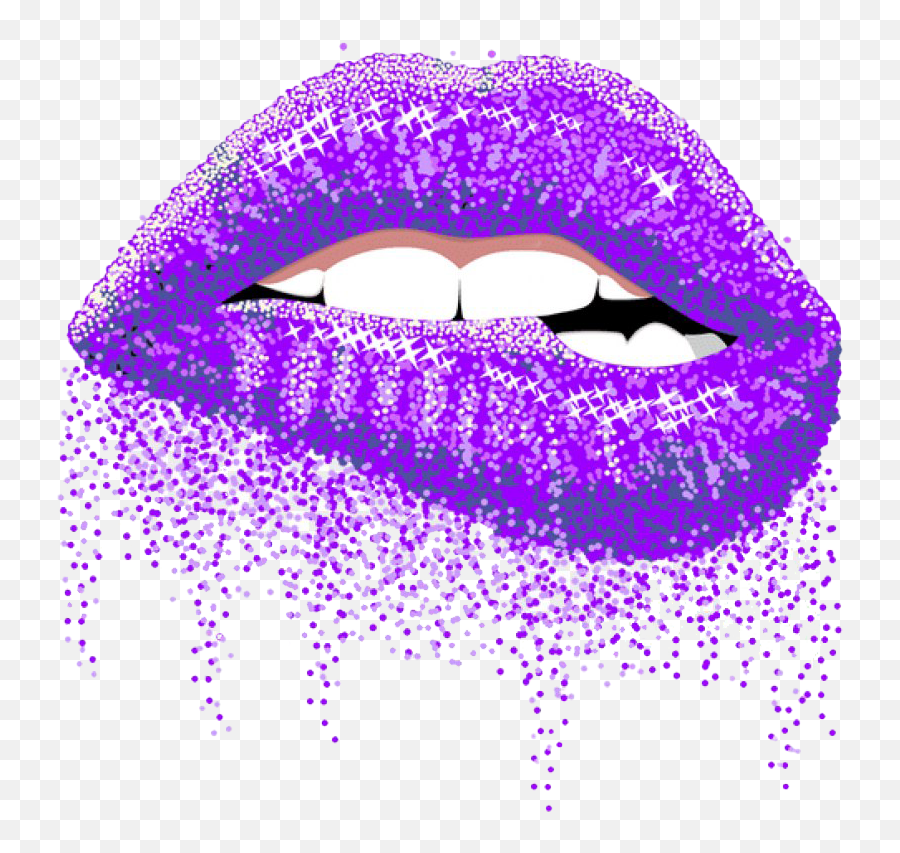 Glitter Lips Png Image Transparent Arts - Transparent Purple Lips Png,Purple Glitter Png