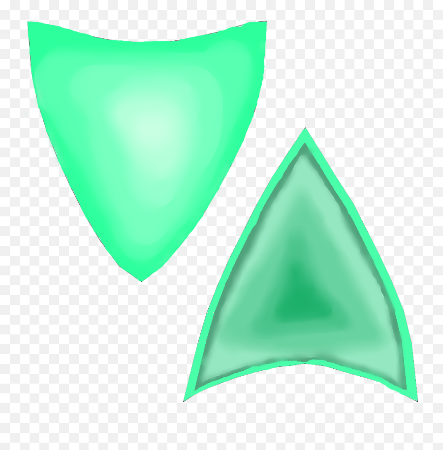 Green Cat Ears Transparent Clipart - Transpsrent Green Ears Clipart Png,Cat Ears Transparent