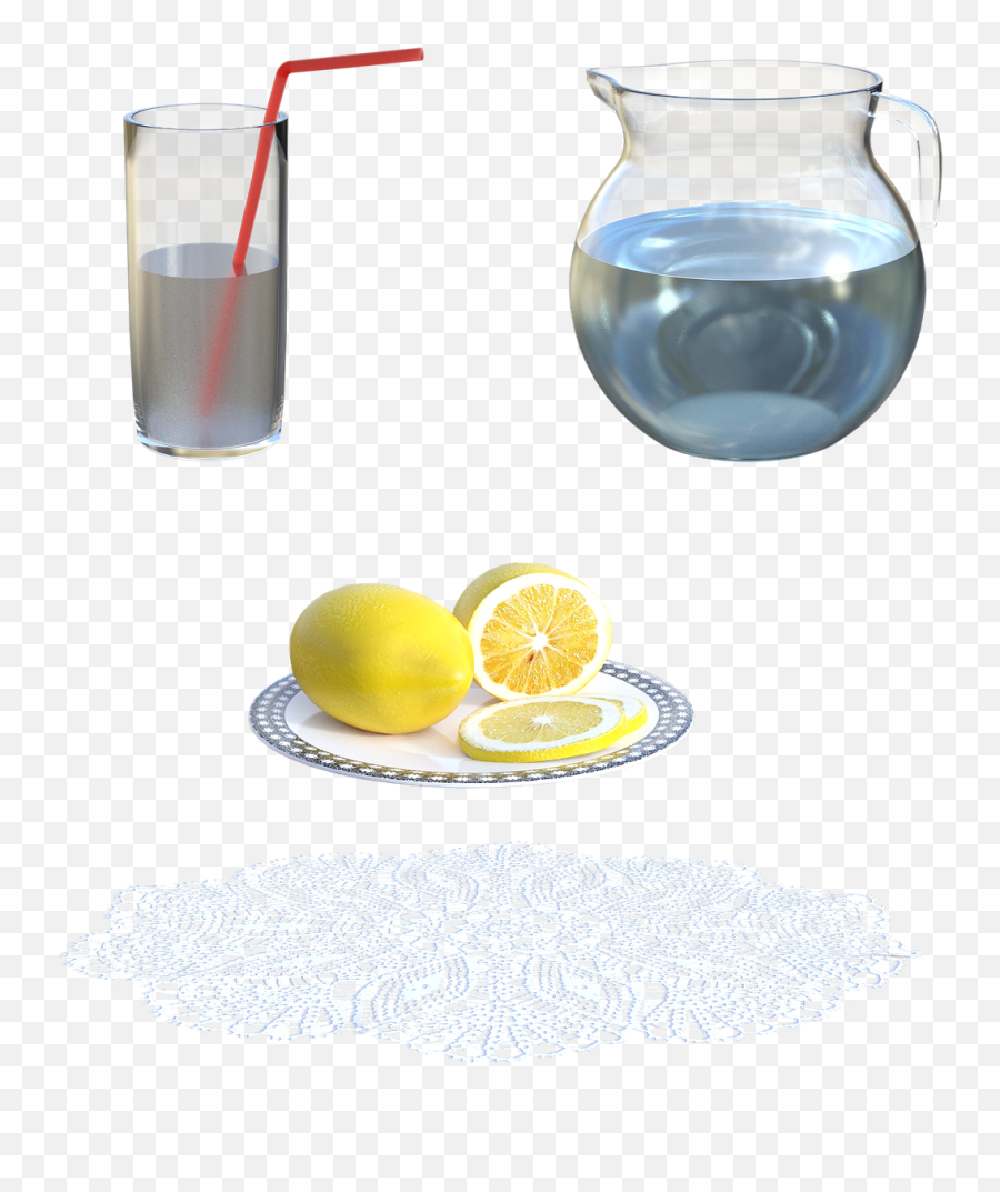 Water Pitcher Lemons - Glass Of Water Citrus Png,Water Pitcher Png