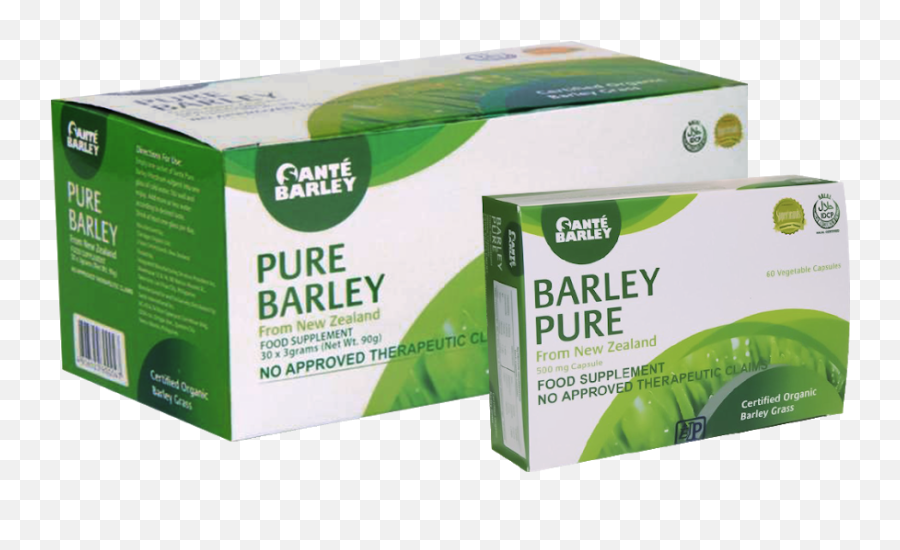Santé Pure Barley Juice U0026 Capsules Bundle U2013 Orgaanicscom - Sante Barley Capsule Png,Barley Png
