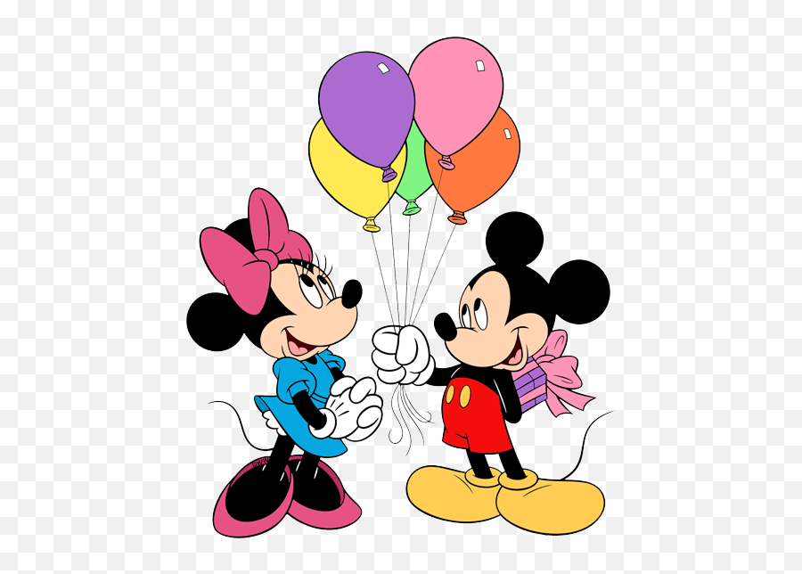 Mickey Minnie Clipart - Happy Birthday Mickey Mouse Png,Baby Minnie Mouse Png