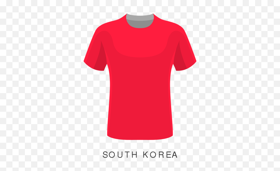 South Korea World Cup Football Shirt Cartoon - Transparent Transparent Background Shirt Png Cartoon,South Korea Png