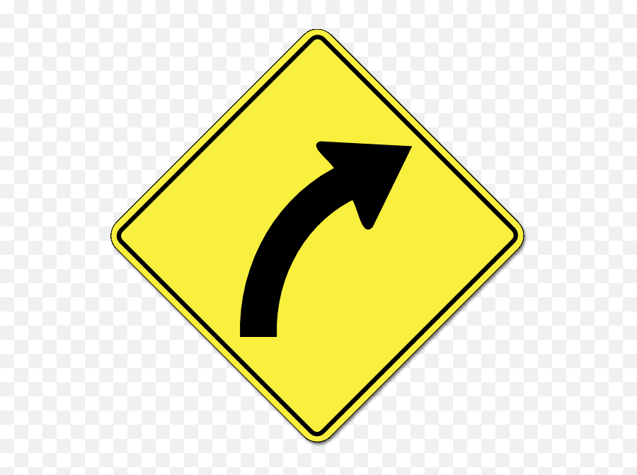 Road Sign Png - Which Sign Indicates The Road Makes A Sharp Reverse Curve Sign,Road Sign Png