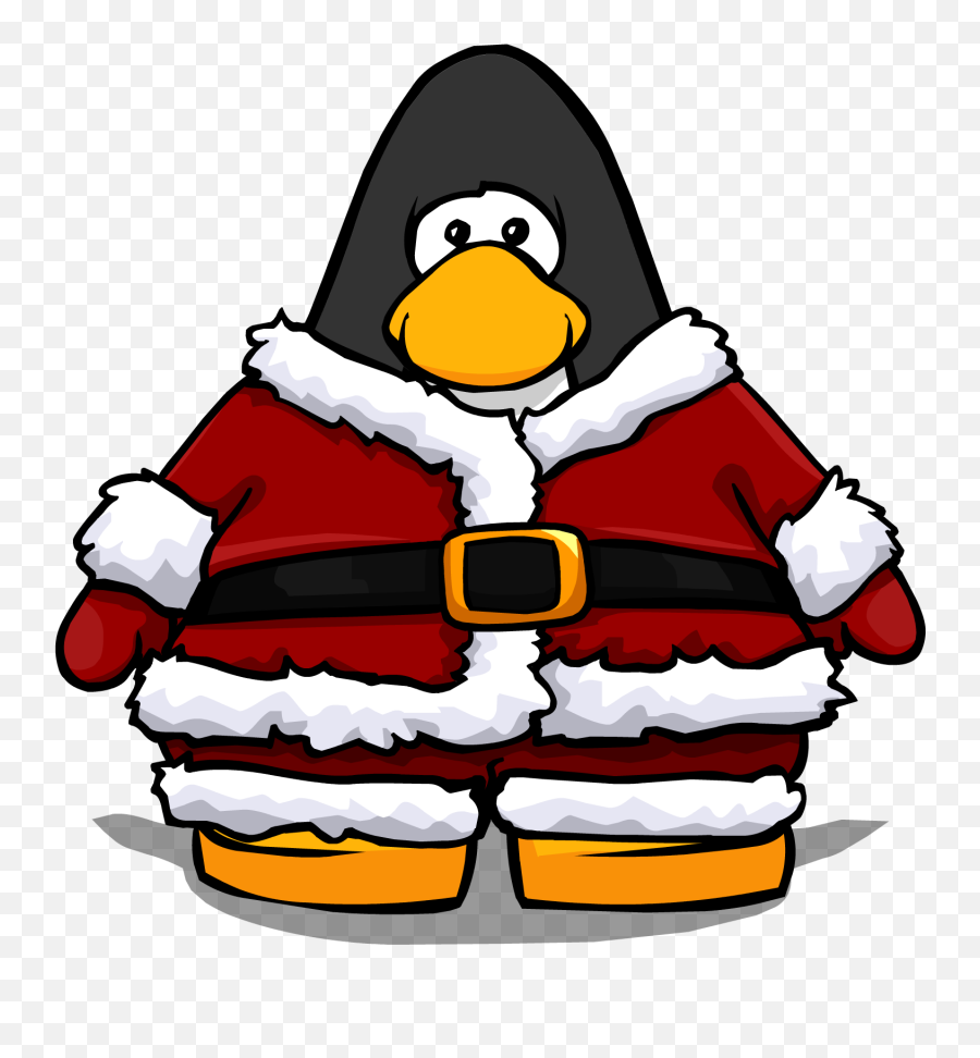 Download Santa Suit From A Player Card - Club Penguin With Club Penguin Santa Hat Png,Card Suit Png