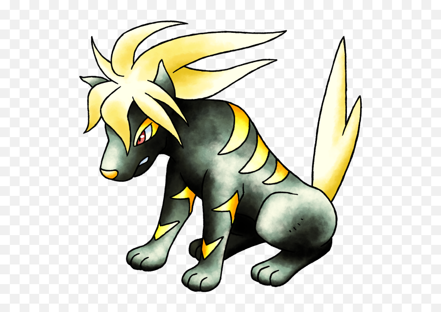 Yellow Dog With Anime Hear Was Almost - Raikou Entei Suicune Beta Png,Hear Png