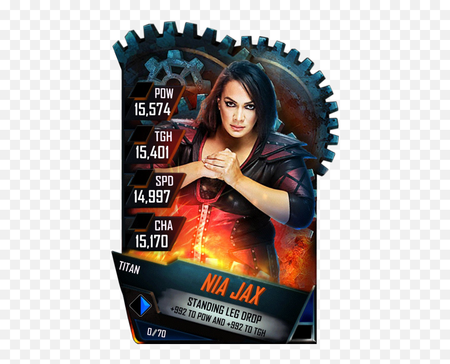 Nia Jax - Finn Balor Wwe Supercard Png,Nia Jax Png