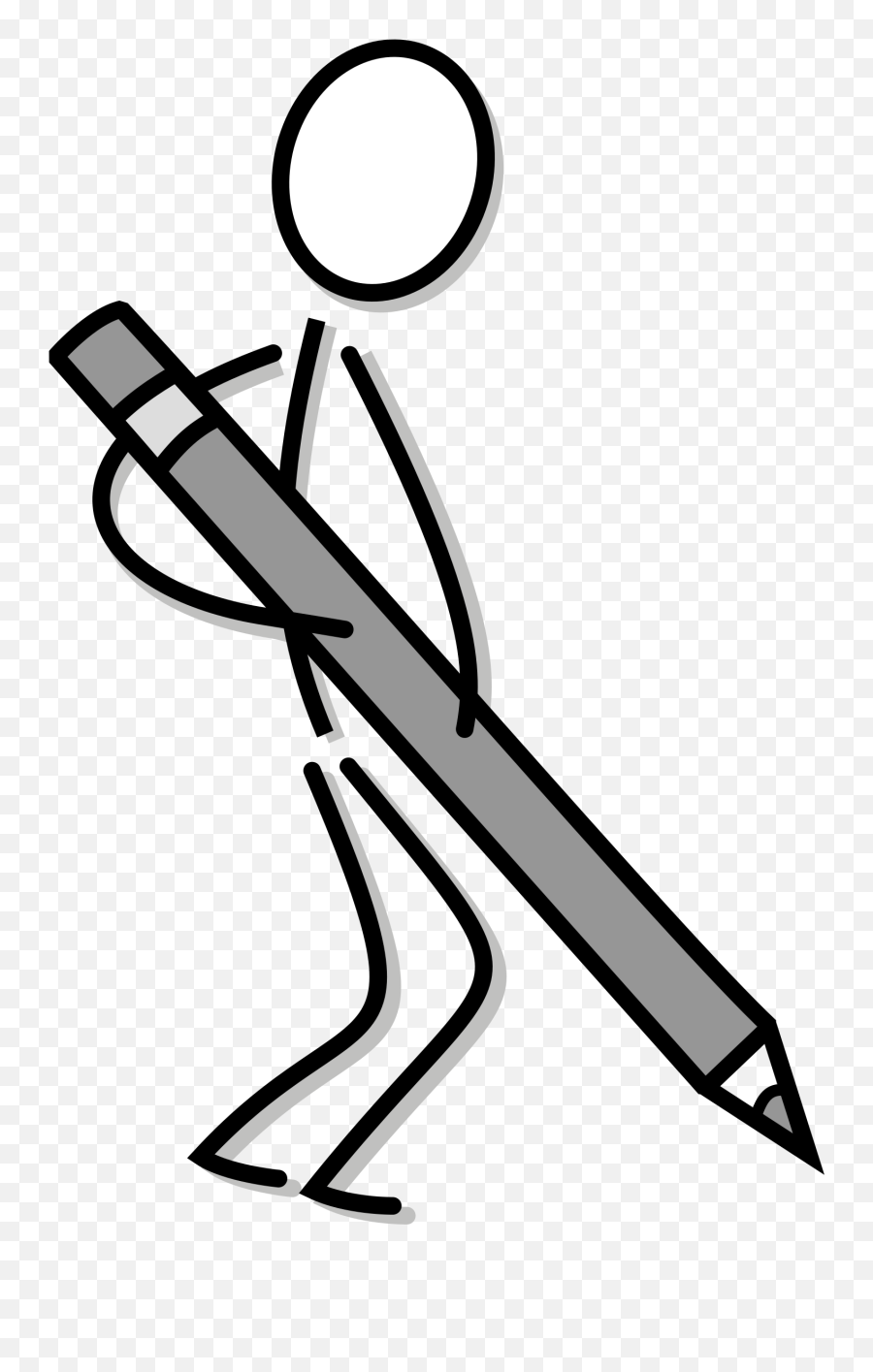 Stick Figure Drawing Line Art Writing - Writing Stick Figure Clipart Png,Stick Figure Png