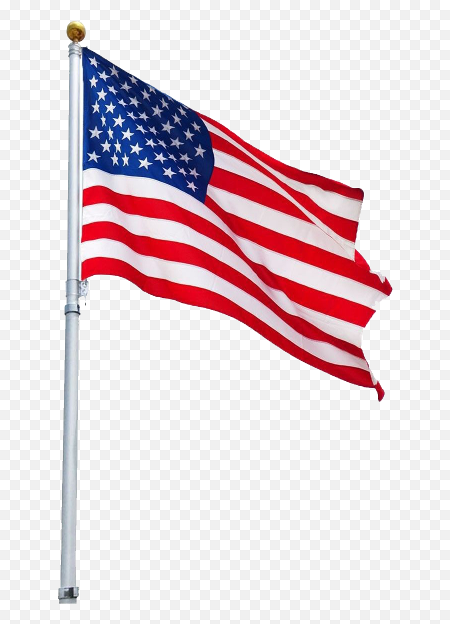 Download America Flag Png Pics - Flag Pole American Flag,Usa Flag Transparent Background