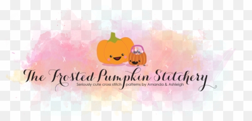 Frosted Pumpkin Stitchery Png