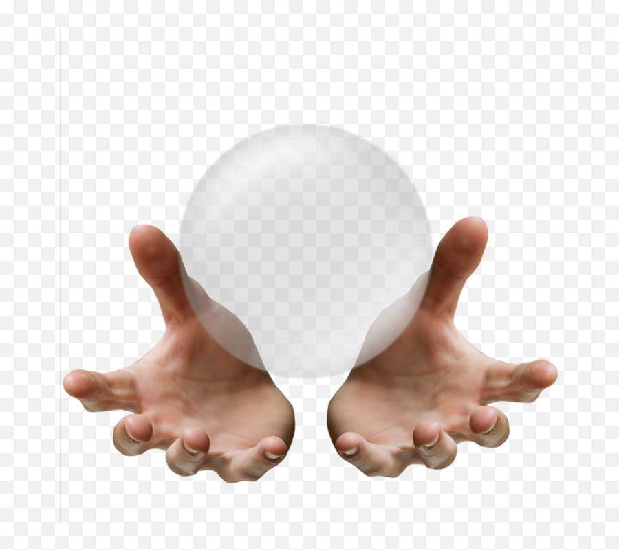 Download Hands Ball Crystalball Crystal - Mãos Png,Crystal Ball Png