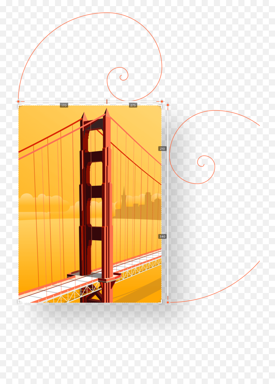 Goldie App - A Designeru0027s Ruler With Superpowers Golden Gate Bridge Png,Ruler Png