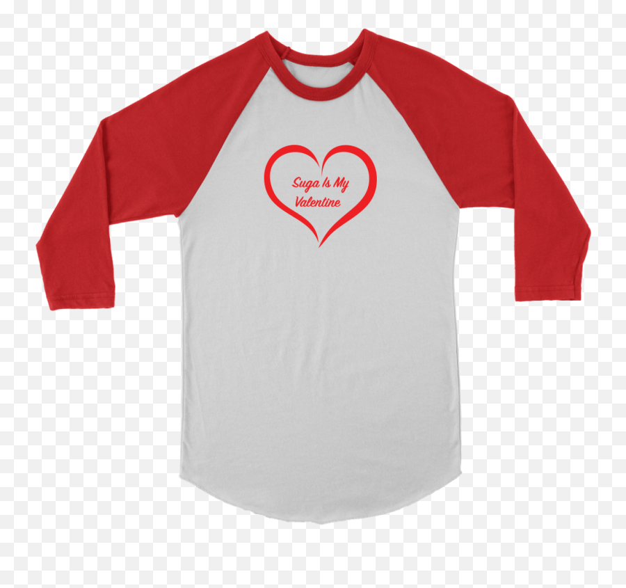 Suga Is My Valentine Unisex Raglan - Red Ribbon Army Shirt Png,Yoongi Png