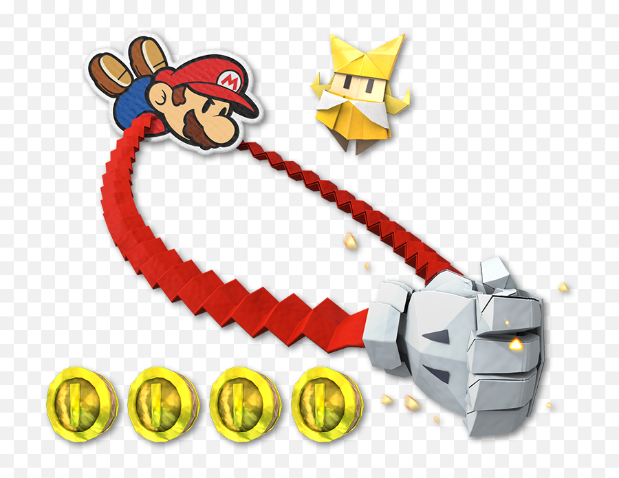 Paper Mario The Origami King - Paper Mario The Origami King Mario Png,Paper Mario Transparent