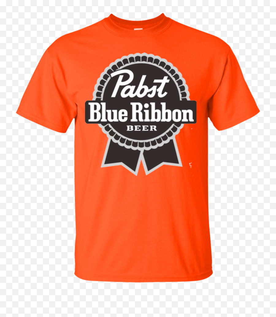 Pabst Blue Ribbon Menu0027s T - Shirt Png,Red Blue Ribbon Logo