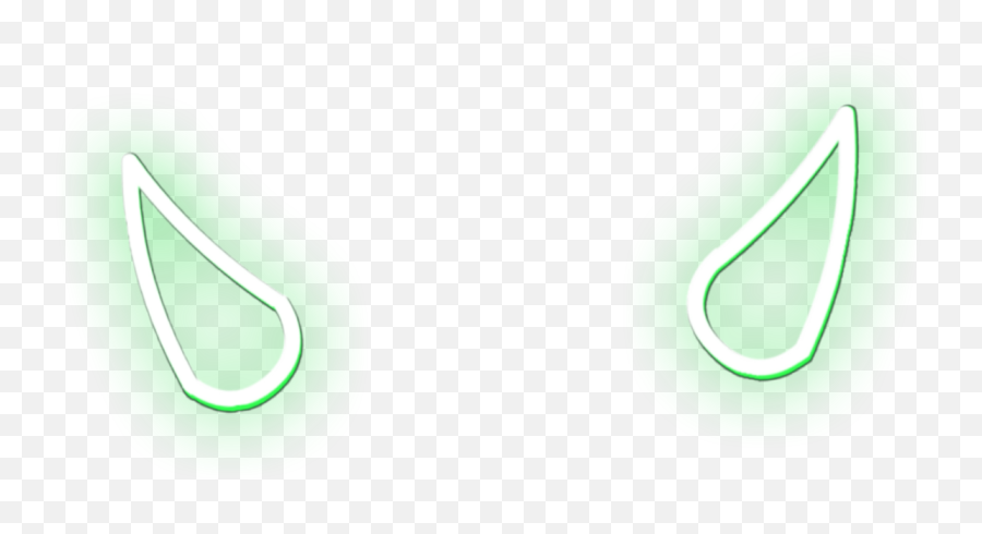 Devil Horns Green Neon Horn Sticker - Neon Devil Horns Png Transparent Green,Devil Horns Transparent