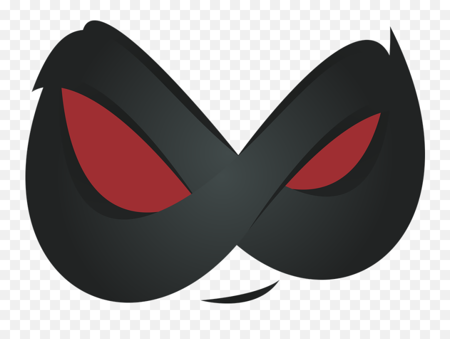 Ninja Black Red Eyes - Ninja Transparent Black Red Png,Red Eyes Transparent