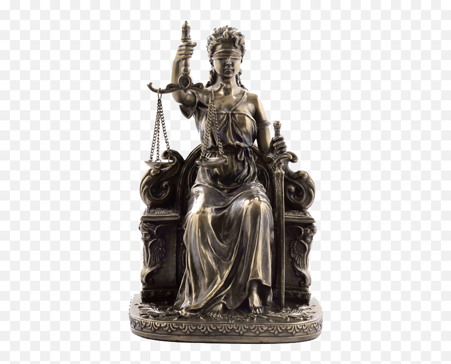 Lady Justice Sitting With Scales And - Lady Justice Sitting Png,Lady Justice Png