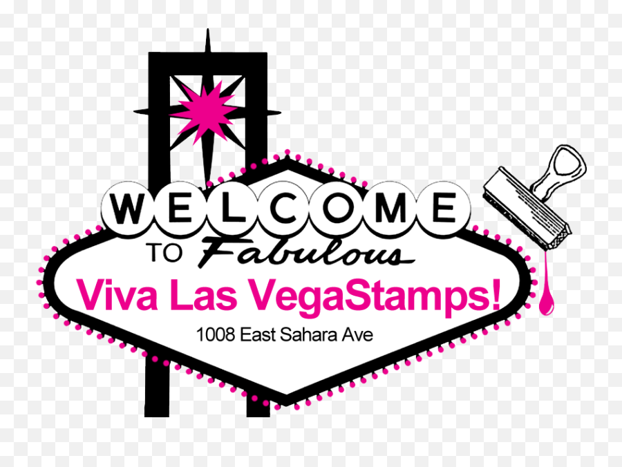 Vivalasvegastamps Online - Viva Las Vegastamps Rubber Stamp Store Png,Las Vegas Sign Png